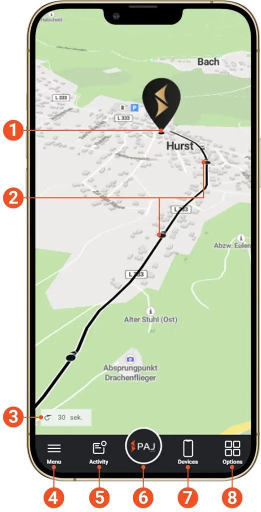 PAJ-GPS FINDER Portal