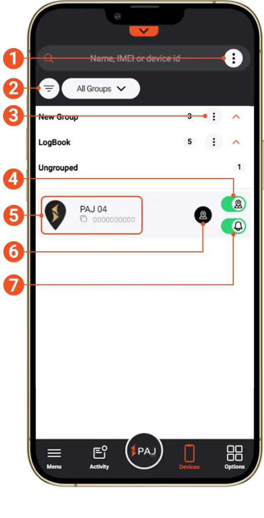 PAJ-GPS FINDER Portal